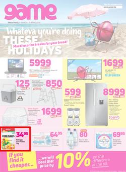 Game Botswana : Whatever You're Doing These Holidays (29 March - 11 April 2018), page 1