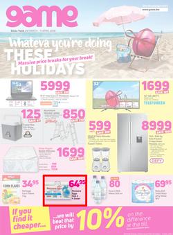 Game Botswana : Whatever You're Doing These Holidays (29 March - 11 April 2018), page 1