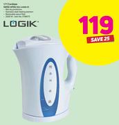 Logik 1.7Ltr Cordless Kettle White RSH-441668-01