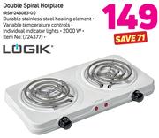 Logik Double Spiral Hotplate RSH-246083-01