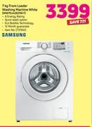 Samsung 7Kg Front Loader Washing Machine White WW70J42631W F