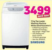 Samsung 13Kg Top Loader Washing Machine White WA13F5S2UWW F
