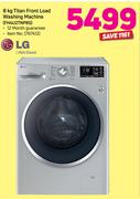 LG 8Kg Titan Front Load Washing Machine FH7U2TNP8S