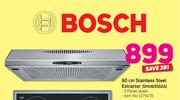 Bosch 60cm Stainless Steel Extractor DHU635GZA