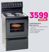 Defy 4 Solid Plate Stove Black DSS-494