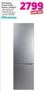 Hisense 359Ltr Bottom Freezer Fridge Metallic H359BME