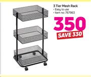 3 Tier Mesh Rack