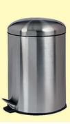 Mainstays 30Ltr Stainless Steel Dome Pedal Bin