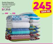 Casa Queen Polycotton Assorted Comforters Includes Two Matching Pillowcases