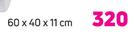 Memre Contour Air Foam Pillow-60 x 40 x 11cm