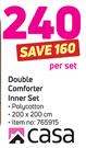 Casa Double Comforter Inner Set-Per Set