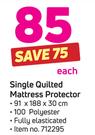 Sheraton Single Quilted Mattress Protector-Each