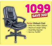Parker Midback Chair H104-114 x W64 x D65cm