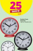 Student Clock Assorted-Each