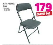Black Folding Chair