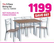 Tilo 5 Piece Dining Set