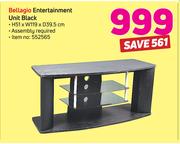 Bellagio Entertainment Unit Black H50 x W119 x D39.5cm