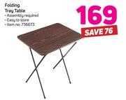 Folding Tray Table