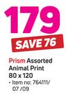 Prism Assorted Animal Print-80 x 120