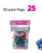 Simple Choice 50 Pack Pegs
