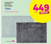 Waltex Shaggy Plush Assorted-160 x 230cm Each