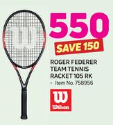 Wilson Roger Federer Team Tennis Racket 105 RK