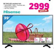 Hisense 39" FHD LED HX39N2176F