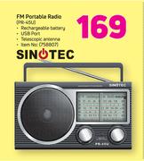 Sinotec FM Portable Radio PR-45U