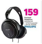 Philips Overhead Headphone SHP2000 97