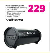 Volkano Mini Bazooka Bluetooth Speaker Black VK-30001-S11