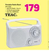 Teac Portable Radio Black PR-300