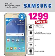 Samsung Dual Sim Smartphone J2 Gold