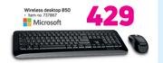Microsoft Wireless Desktop 850