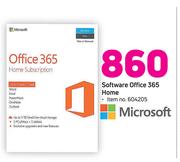 Microsoft Software Office 365 Home