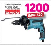 Makita 13mm Impact Drill Keyless Chuck