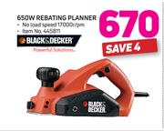 Black & Decker 650W Rebating Planner