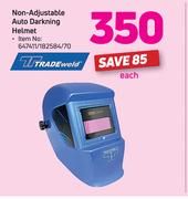Tradeweld Non Adjustable Auto Darkning Helmet-Each