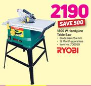 Ryobi 1800W Handyline Table Saw
