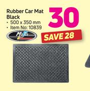 Moto Quip Rubber Car Mat Black