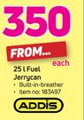 Addis 25Ltr Fuel Jerry Can-Each