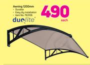 Duolite Awning 1200mm-Each