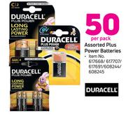 Duracell Assorted Plus Power Batteries-Per Pack