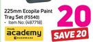 Academy 225mm Ecopile Paint Tray Set F5540