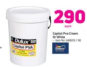 Dulux Capitol PVA Cream Or White-Each