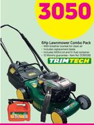 Trimtech 6 HP Lawnmower Combo Pack Includes Replacement Blade & 500ml Oil & 5Ltr Fuel Container