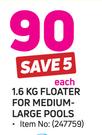 HTH 1.6Kg Floater For Medium Large Pools-Each