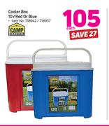 Campmaster Cooler Box 0Ltr Red Or Blue-Each