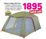 Campmaster Family Cabin Tent 510