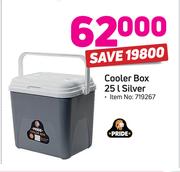 Pride Cooler Box 25Ltr Silver