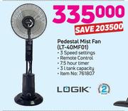 Logik Pedestal Mist Fan LT-40MF01